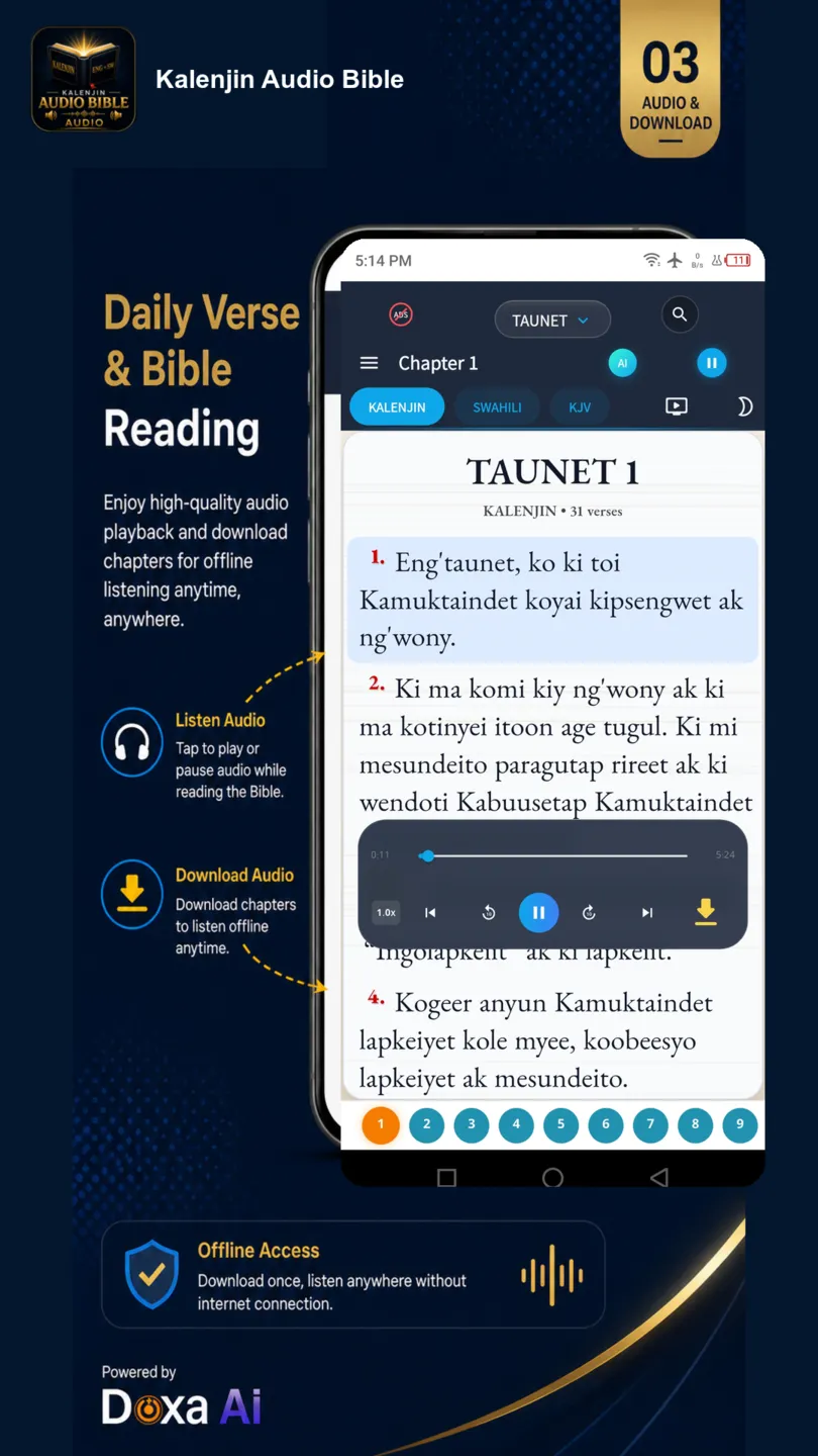 Kalenjin Audio Bible screenshot 3