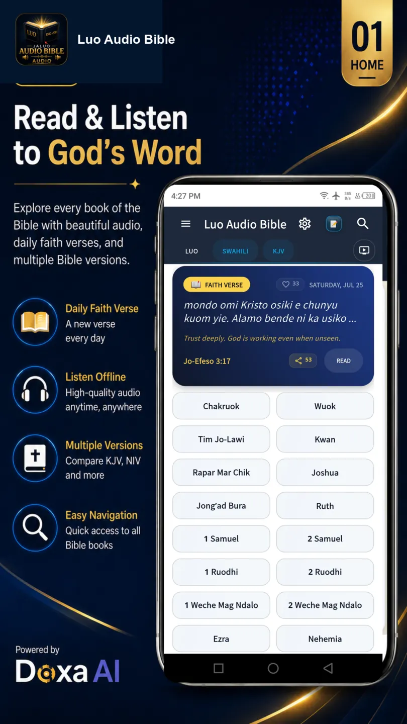 Luo Audio Bible screenshot 1