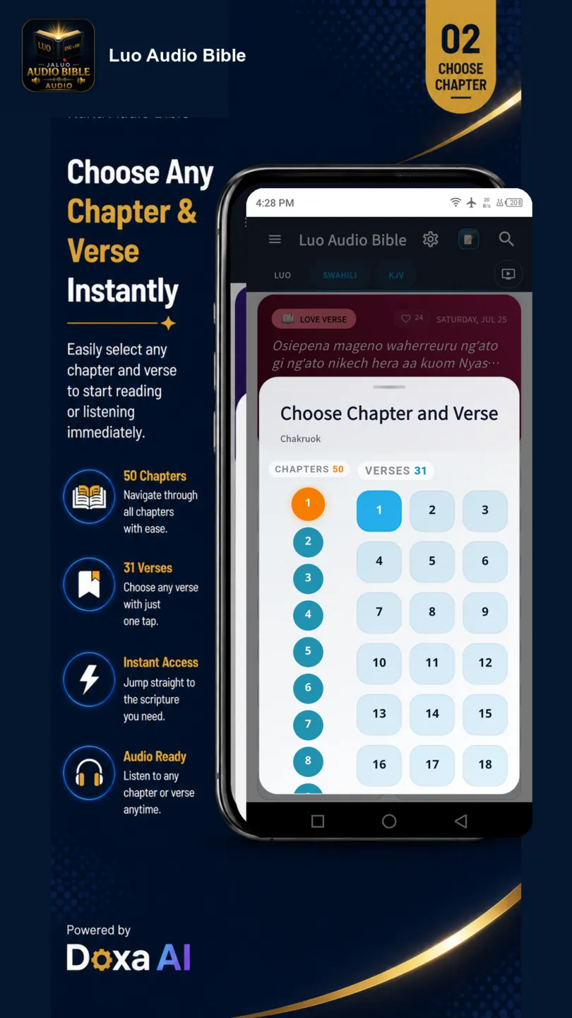 Luo Audio Bible screenshot 2