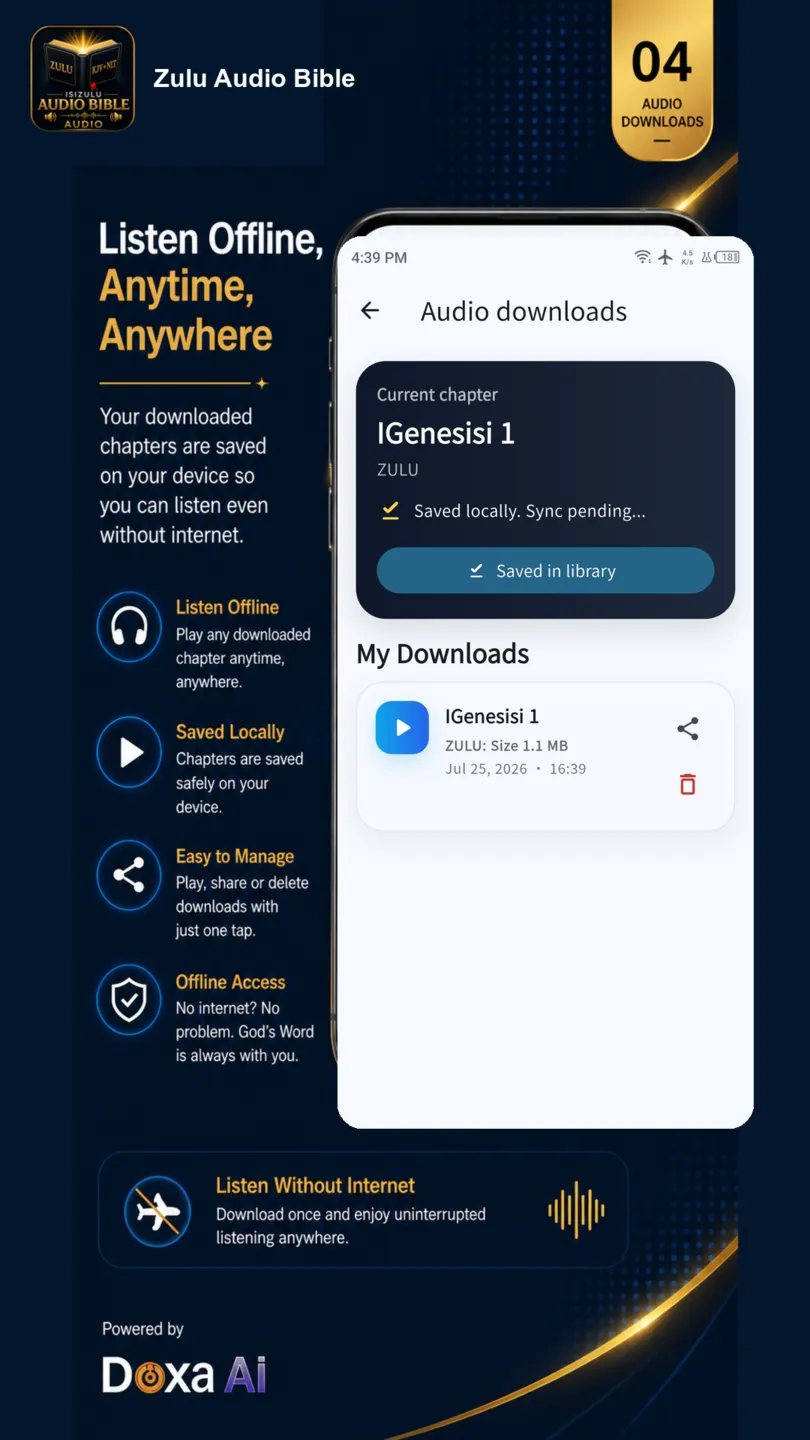 Zulu Audio Bible screenshot 4